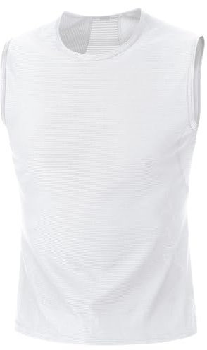 GORE WEAR Herren Bl Shirt Ärmellos, Weiß, S EU