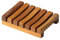 Bare Decor Subsy Seifenschale aus echtem Teakholz, Holz, braun