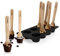 Boska Choco Löffel Starter Set/selbst gemachte heiße Schokolade/Silikone/Holz/Schwarz