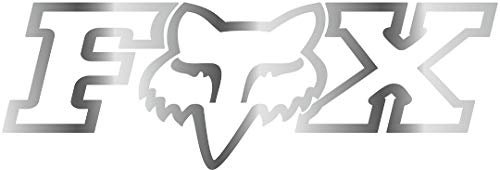 Fox F-Head X TDC 28 Sticker, Chrom