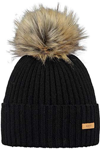 Barts Damen Augusti Beanie Baskenmütze, Schwarz (BLACK 0001), One size (Herstellergröße: UNI)