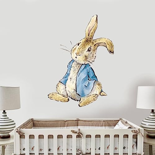 Peter Rabbit Wall Sticker - Sat Down - Official Peter Rabbit Wall Art (60cm x 60cm)
