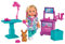 Simba 105733486 - Evi Love Doktor Evi Klinik, Evi als Tierärztin, mit OP-Tisch und Medizinschrank, mit Hase und Zubehör, Ankleidepuppe, 12cm, für Kinder ab 3 Jahren