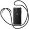 SAMCASE Collier pour iPhone 12/12 Pro 6.1'' Coque, Étui pour Téléphone avec Cordon Transparente TPU Bumper Lanyard Case Tour de Cou Chaîne Cordon Lanière Housse Etui - Noir