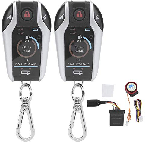 Motorrad Alarmanlage, Motorrad-Alarmsystem , Hervorragendes Handwerkliches 2-Wege-Alarmsystem Universelle Motorrad-Diebstahlsicherung für Sicherheit 12V
