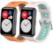 MIJOBS 2 Pezzi Cinturini per Huawei Watch Fit Cinturino di Ricambio Bracciale Sportivo Impermeabile e Traspirante, Braccialetto in Silicone Compatibile con Huawei Watch Fit Cinturino