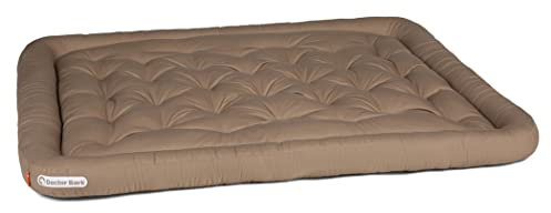 Doctor Bark Hundekissen - orthopädisches Hundebett, 95°C waschbar, hygienisch, robust & bequem (XXL - 115x100 cm, Goldbraun)