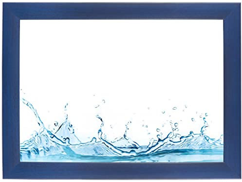 ByMoris Cadre photo bleu foncé 60 x 90 cm avec verre acrylique incassable – Toutes les tailles