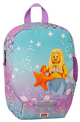 LEGO® - Mädchen Kindergartenrucksack - LEGO®, Mermaid 2023 - Leichter Rucksack - Reflektoren an allen Seiten