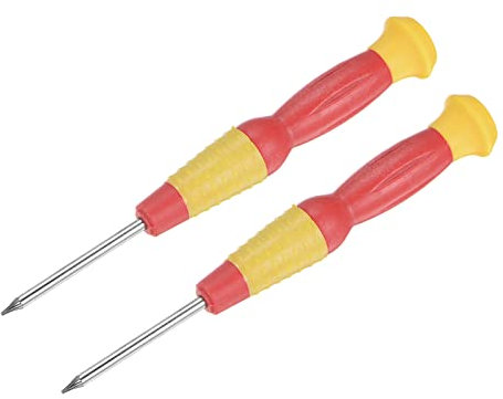 sourcing map Précision Torx Tournevis, T2 Étoile Tête pour Montre Lunettes Électroniques Réparation, 2 Pcs
