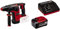 Einhell Professional martillo perforador con batería TP-HD 18/26 Li BL-Solo Power X-Change (18V, sin escobillas, 2,6J,SDS-plus, mecanismo de impacto neumático, 4funciones, maletín)+ Starter Kit 5,2Ah