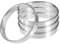 QUARKZMAN 4 Stück OD 60,1 mm auf ID 57,1 mm Aluminiumlegierung Radnaben-Zentrierringe Rad Bohrung Zentrum Spacer