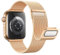 Astorgos Cinturino Magnetico Compatibile Apple Watch Ultra/Ultra2 49mm/Serie 10/9/8/7/6/5/4/3/2/1/SE 42/44/45/46mm,Maglia Milanese con Doppia Chiusura Magnetica Cinturino per Donna Uomo, Oro Rosa