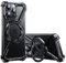 OATSBASF Minimalist Phone Case Compatible with iPhone 13 Pro 6.1, 360° Rotation Kickstand Aluminum Metal Frameless Design Bumper Z Case, Protective Shock Grade Shell, Black