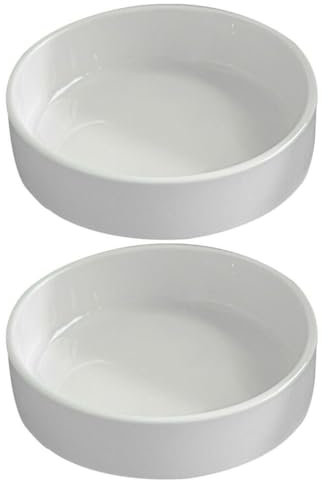 Milisten 2pcs Brazilian Wood Pallet, Ceramic Plant Saucer Pot Tray White Jewelry Dish Ceramics Flowerpot Drip Tray for Lucky Brazilian Wood Plants