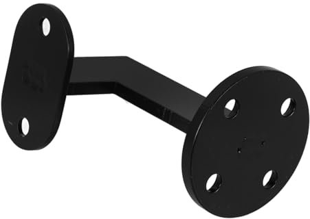 Homoyoyo Stair Handrail Column Support Hand Rail Holder for Indoor Stairs Banister Brackets Metal Construction