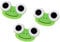3PCS Cartoon Contact Lens Case,Contact Lens Case Cartoon Frog Shape Contact Lens Holder Cartoon Animal Lens Box