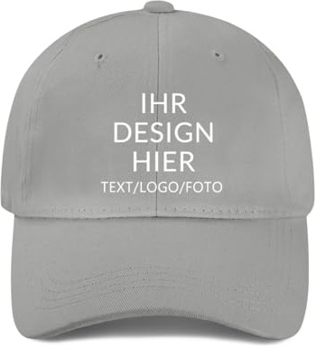 ERICAT personalisiert Cap personalisierte Basecap personalisiertes Baseball Cap mit Foto –selbst gestalten mit Ihrem Logo Kappe, Unisex-Trucker-Kappe Mesh Cap
