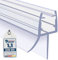 HNNHOME Duschdichtung – Universelle Duschtürdichtung/Ersatzdichtung für 5–8 mm Glastüren, extra dicke Gummilippe, 100% wasserdicht, einfache Installation (70cm, 1)