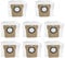 Lot de 8 sacs à poussière de rechange pour aspirateur robot Xiaómi Robot Vacuum X20 Plus, X10 Plus, X20+, X10+, grande capacité de 2,5 l, kit d'accessoires de rechange