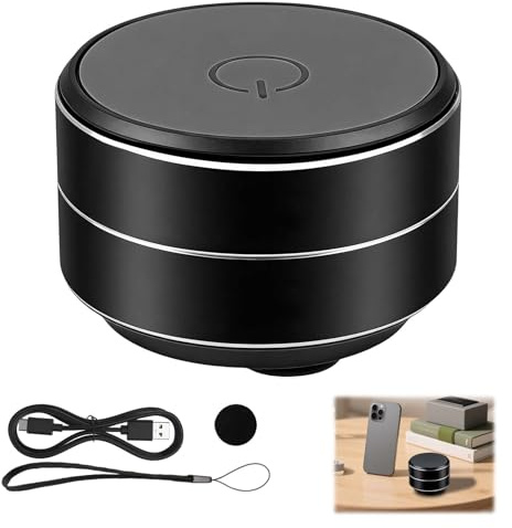 Haut‑parleur Bluetooth à conduction osseuse avec radio FM, microphone intégré et ventouse, stéréo double haut‑parleur, idéal pour salle de bain, voiture et extérieur, expérience sonore unique