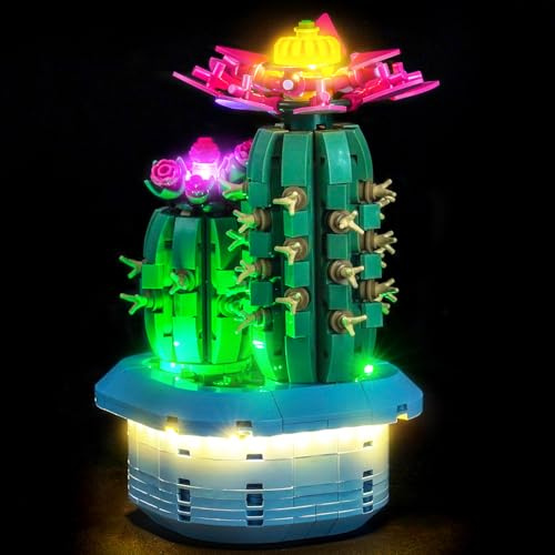 Led Light Set Compatible with Lego 11509 Flowering Cactus (No Model) | Decoration Lighting Set, Easy Install, Stable Lights, Enhanced Display, Ideal Festival Gifts