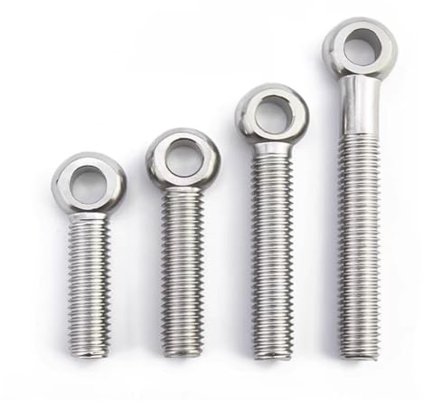 Fisheye-Ösenschraube, 304 Edelstahl Fisheye Eye Slip Hole Screw Ring Link Bolt M8 M10 M12 Mehrere Größen(M12x80mm(1PCS))