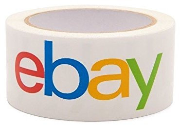 9 Rollen Offizielles eBay Marken-BOPP Verpackungsklebeband, Versandbedarf, mehrfarbig