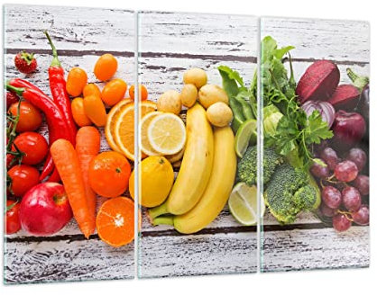ARTTOR Bilder auf Glas 105x70cm Wandbild Glasdruck Küche - 2888