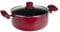 Faitout induction - 28 cm - Aluminium - Rouge
