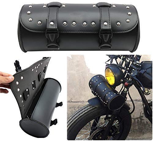 Motorrad-Lenkertasche Sissy Bar Seitentasche Werkzeugtasche Vorderradgabel Rolle Barrel Tasche für Harley Yamaha Honda Kawasaki Suzuki Ducati KTM Sportster Softail Dyna