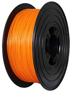 1kg 3D Filament PLA PET ABS TPU 1,75mm 1000g 1.75mm Vakuumiert inkl. Silicapad viele Farben (Transparent-Orange, PETG)
