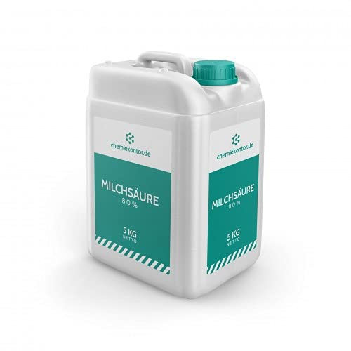 Milchsäure 80% | Entkalker | Konservierungsmittel | Premium-Qualität (5 kg)