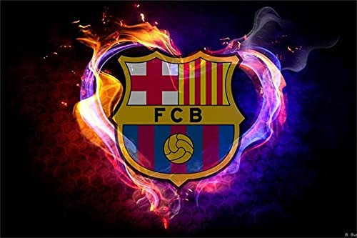 5D Diamond Painting Set Barcelona 40x60cm DIY 5D Diamant Painting Kits Full Drill Diamant Malerei Kristall Strass Kreuzstich Handwerk, Geschenk für Erwachsene Kinder, für Home Wand Decor