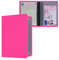 kwmobile Custodia in Neoprene per Libretto Circolazione Auto - Cover Portalibretto con Scomparti per Tessere Patente - Foderina Porta Documenti rosa shocking