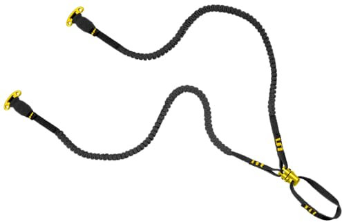 Grivel Spring EVO DRAGONERA Elastica, Adults Unisex, Black/Yellow, One Size
