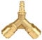 nutmanel Airline Hose Connectors 1/4 BSP 3 Way Air Compressor Fittings Y Splitter Airline Coupling for Compressor