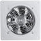 Wall Mounted Exhaust Fan, Low Noise Extractor Ventilator Fan, Axial Exhaust Blower Flow Exhaust Attic Ventilation for Home Kitchen Bathroom Garage Warehouse Industrial Restaurant (4 inch White)