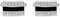 Homxi Chemise Boutons de Manchette pour Homme,Boutons de Manchette Alliage Homme Rectangle avec Zircone Cubique Bouton de Manchette Homme Argent