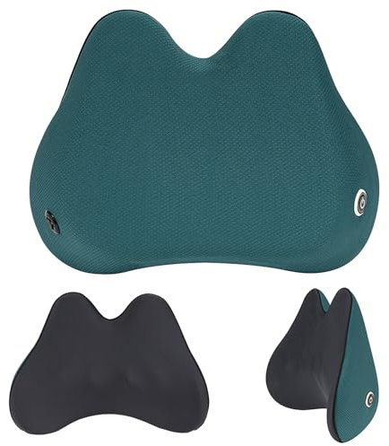 Massagegerät Nackenmassagegerät mit Wärmefunktion,Kabelloses Shiatsu Rückenmassagegerät,Massagekissen für Nacken Schulter mit mit 3D-Rotierenden Massageköpfen,Muskelschmerzlinderung Massagekissen