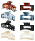 Zou.Rena Big Claw Clips für dickes Haar, 4.3 Inch (11 cm), glänzende starke Haarspangen für Frauen Mädchen lange Haare rutschfest(4.3 inch glossy color)