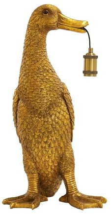 Light & Living Tischlampe Duck - Antik Bronze - 32x31x65cm | Sonstiges - Modern - Synthetischer Kunststoff - Tischleuchte Wohnzimmer & Schlafzimmer - Tischlampen modern