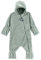 Sterntaler Baby Overall Fleece Unisex - Jumpsuit aus Microfleece Stickerei, Reißverschluss, sowie Hand- und Fußstulpen - steingrün, 56