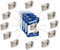 GERCAR Pro Gleichschließend 12x Halbzylinder 30/10 Set 12x Garagentor Profil-Halbzylinder inkl. 60 Schlüssel - 40 mm Garagentorschloss 12er Zylinder - Länge: 40mm, A:30 B:10 - Schließsystem