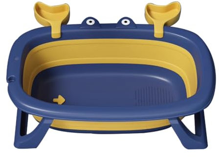 AIJUSSS Bañera Plegable para Mascotas con tapón de Drenaje, bañera portátil para Mascotas, bañera Multifuncional para Cachorros, Perros pequeños, Gatos, Interiores y Exteriores