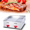 Plancha Eléctrica Profesional de Acero Inoxidable, Parrilla Eléctrica Industrial, Plancha de Cocina de Hierro, Temperatura Ajustable, Limpieza Fácil, Para restaurantes bares cámping barbac(Size:722)