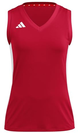 adidas Damen Volleyball Quickset Sleeveless Jersey Shirt, Team Power Red 2, XL