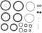 Koieam Luftkompressor-Dichtungsteile, O-Ringe, Feder, Luftpumpe, Hochdruck-Druckringe für PCP 12 V Kompressor-Reparatur