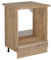 Vicco Herdumbauschrank R-Line, Herdschrank, Sonoma, 60 cm, AP Eiche