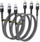 Long iPhone Charger Cable,3Pack [2M/6FT*2+3M/10FT] USB C to Light ning Cable,PD30W Nylon Braided iPhone Fast Charger Cable USB-C Charging Cord for iPhone 14 13 12 11 Pro Max Xs Xr X 8 7 6 Plus SE iPad